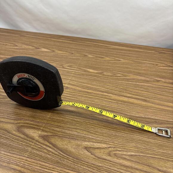 Lufkin 100' Yellow clad steel tape - Picture 4 of 7